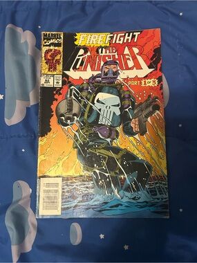Marvel Comics The Punisher #82 Firefight Part One 1992 Comic Book Abnett Lanning